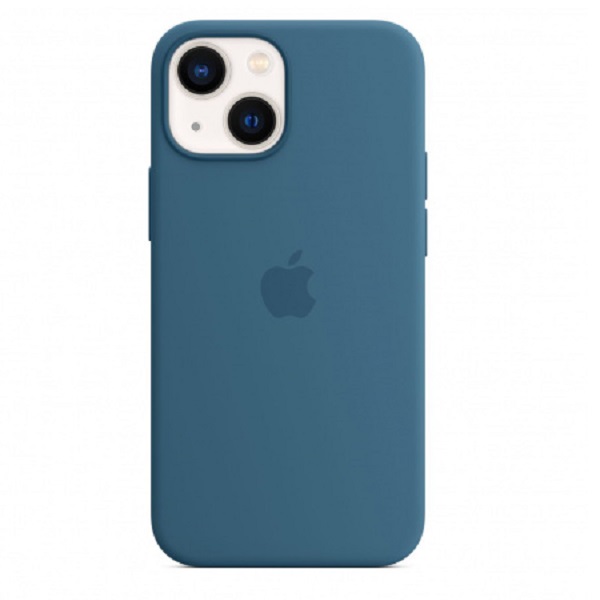 silicone case iphone 13 blue jay magsafe